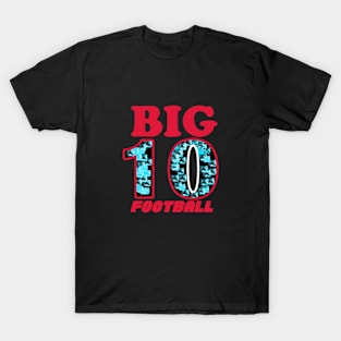 Big 10 Football Design 3 T-Shirt